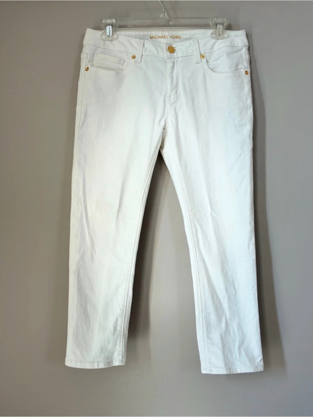 Michael Kors White Women's Slim Jeans